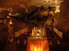 dinner in cave