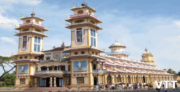 Cao Dai Temple is one of a places to visit in Saigon Ho Chi Minh city