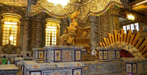 King Khai Dinh tomb in Hue city