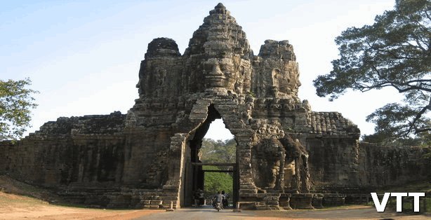 Angkor Thom Temple is one of the top places to visit in Siem Reap Cambodia