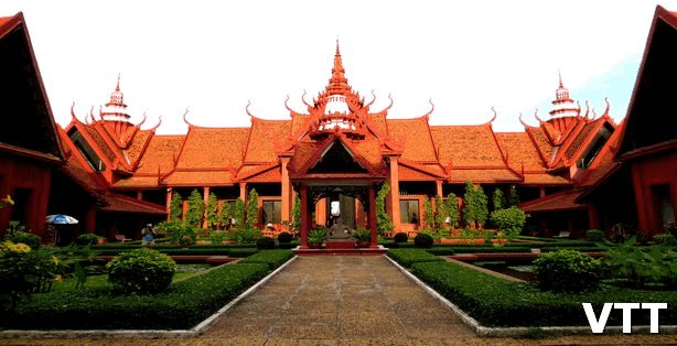 CAMBODIA NATIONAL MUSEUM is the last best place to visit in Phnom Penh Cambodia