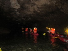 dark bright cave