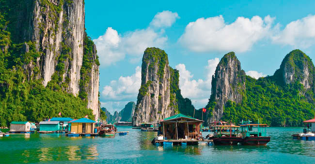 Vung Vieng floating village